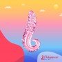 Kiss of Tongue Crystal Glass Dildo Anal Toy