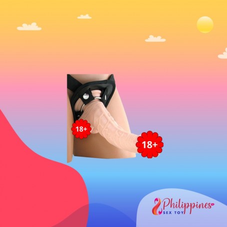 American Whopper Dong Vibrating With Harness SO-006