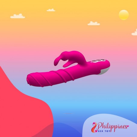 KHALIFA SILICONE RABBIT VIBRATOR - USB RECHARGEABLE RV-024