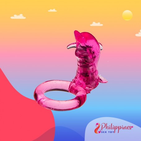 Dolphin Cock Ring Vibrator CR-005