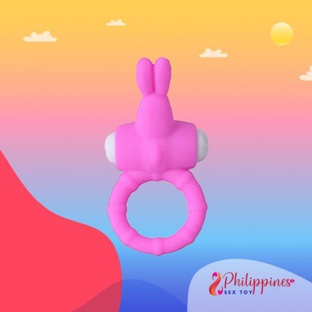 Rabbit Vibrating Penis Ring Blue Lolly